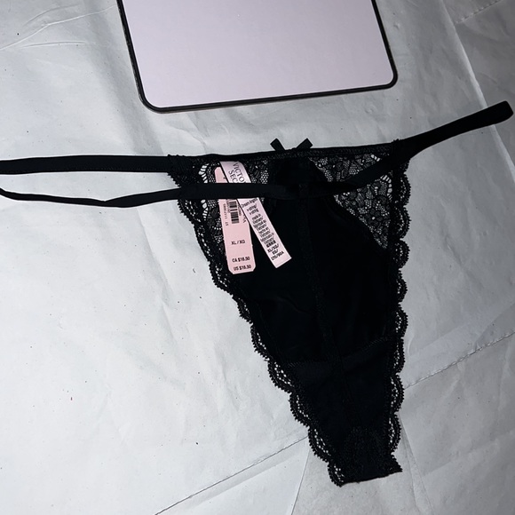 Victoria's  Secret VString Lace Panty XL - Picture 9 of 12